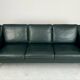 Danish leather sofa couch by Skippers furniture 70s 80s Design