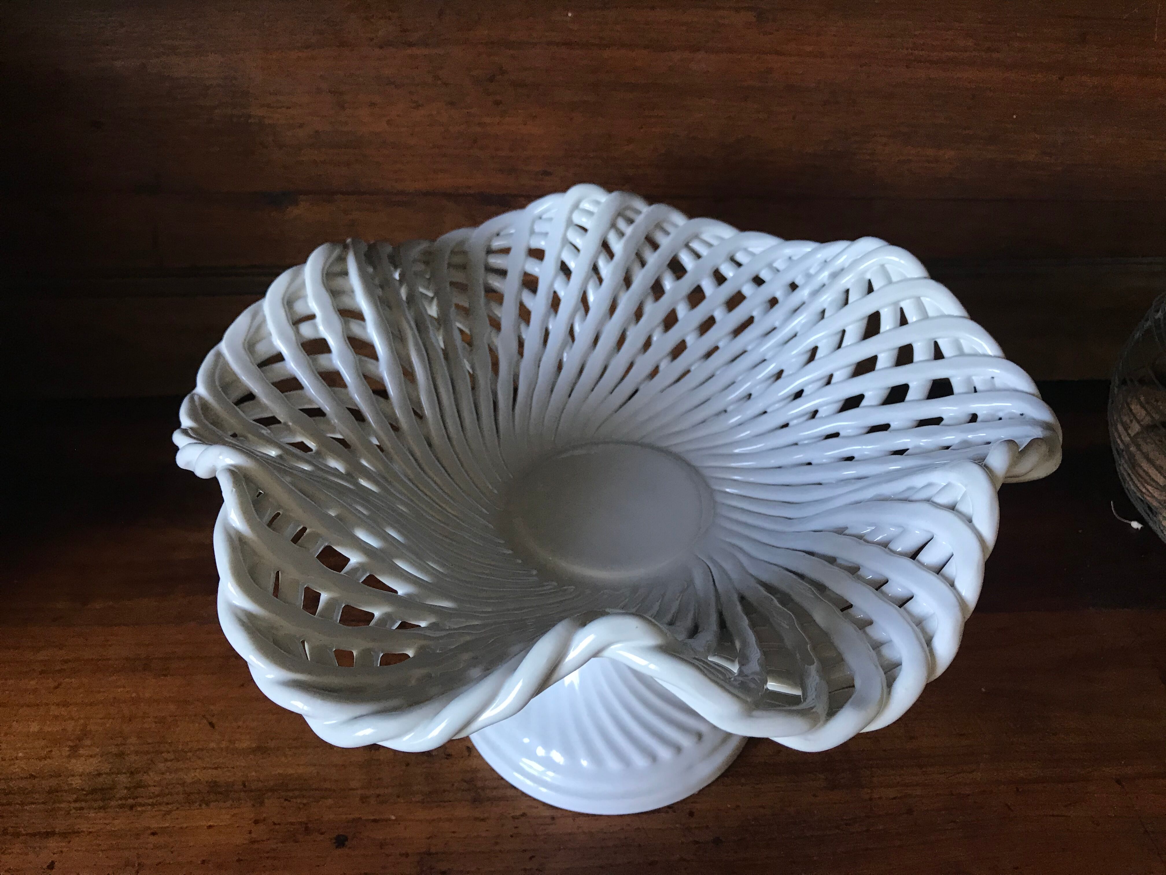 Coupe en céramique émaillée vintage