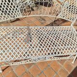 iron garden bench