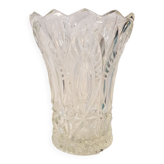 Small molded glass vase