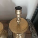 18th century disc candlesticks
