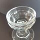 Set of 6 cups in molded glass pressed late nineteenth