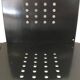 Set of 6 black wooden chairs