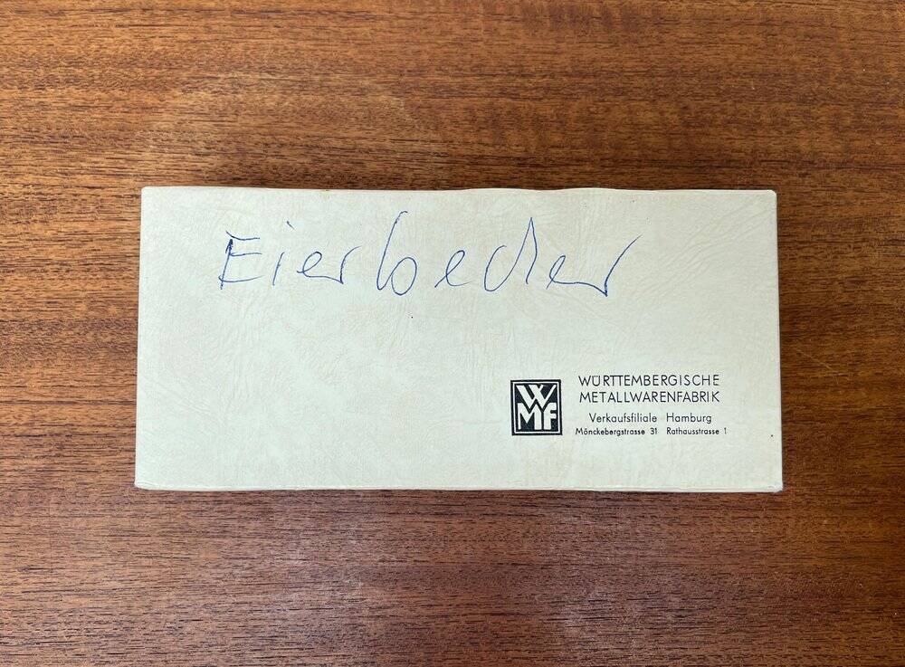 Mid-Century Cromargan Egg Cups by WMF, 1960s, set of 6