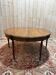 Table de salle à manger ronde ou ovale de style Louis XVI