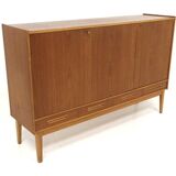 Scandinavian teak and oak sideboard, Sweden, 1950