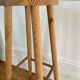 Tabouret haut bois esprit chalet