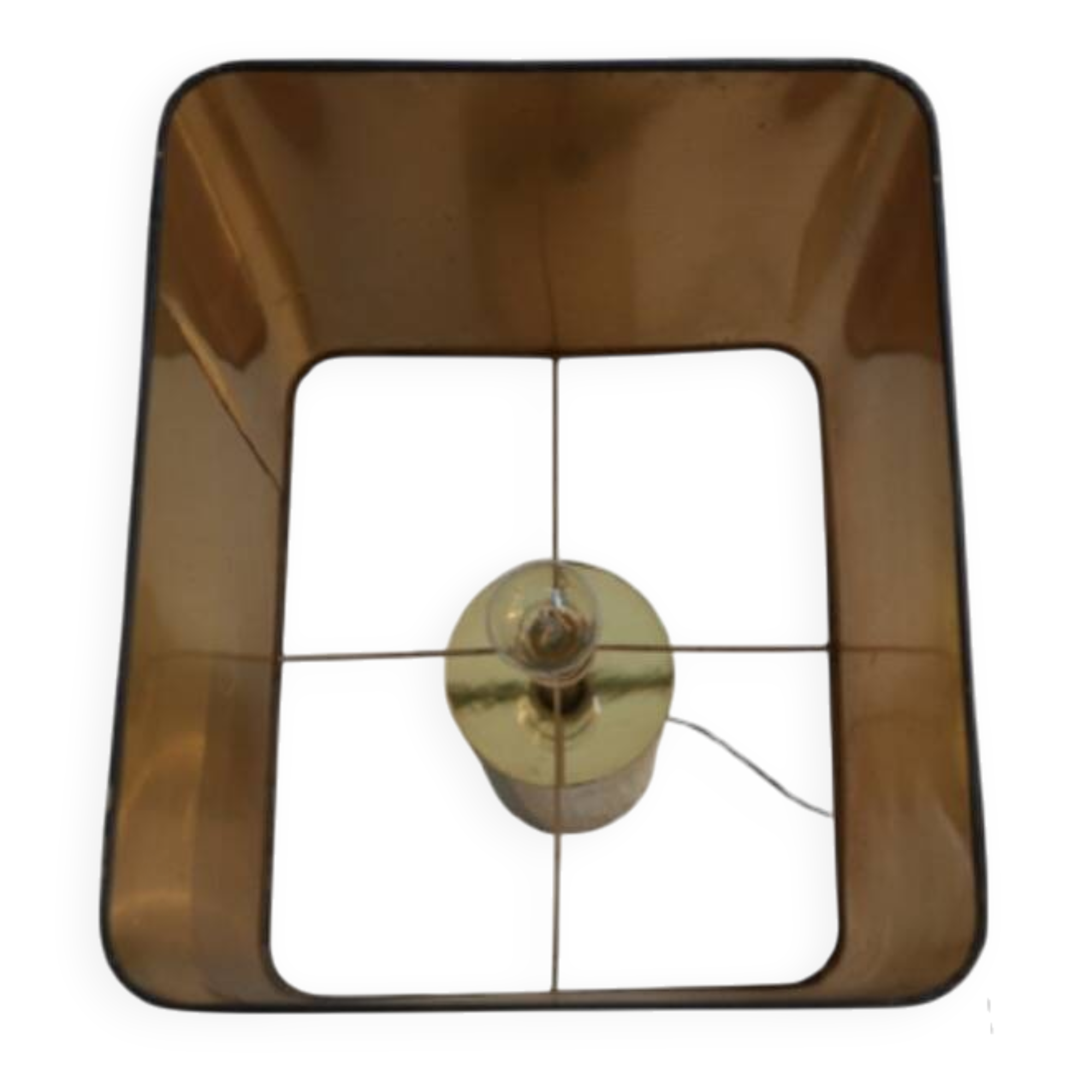 Lampe en laiton doré