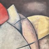 Bayer, Abstract Geometric Composition, 1954, Oil