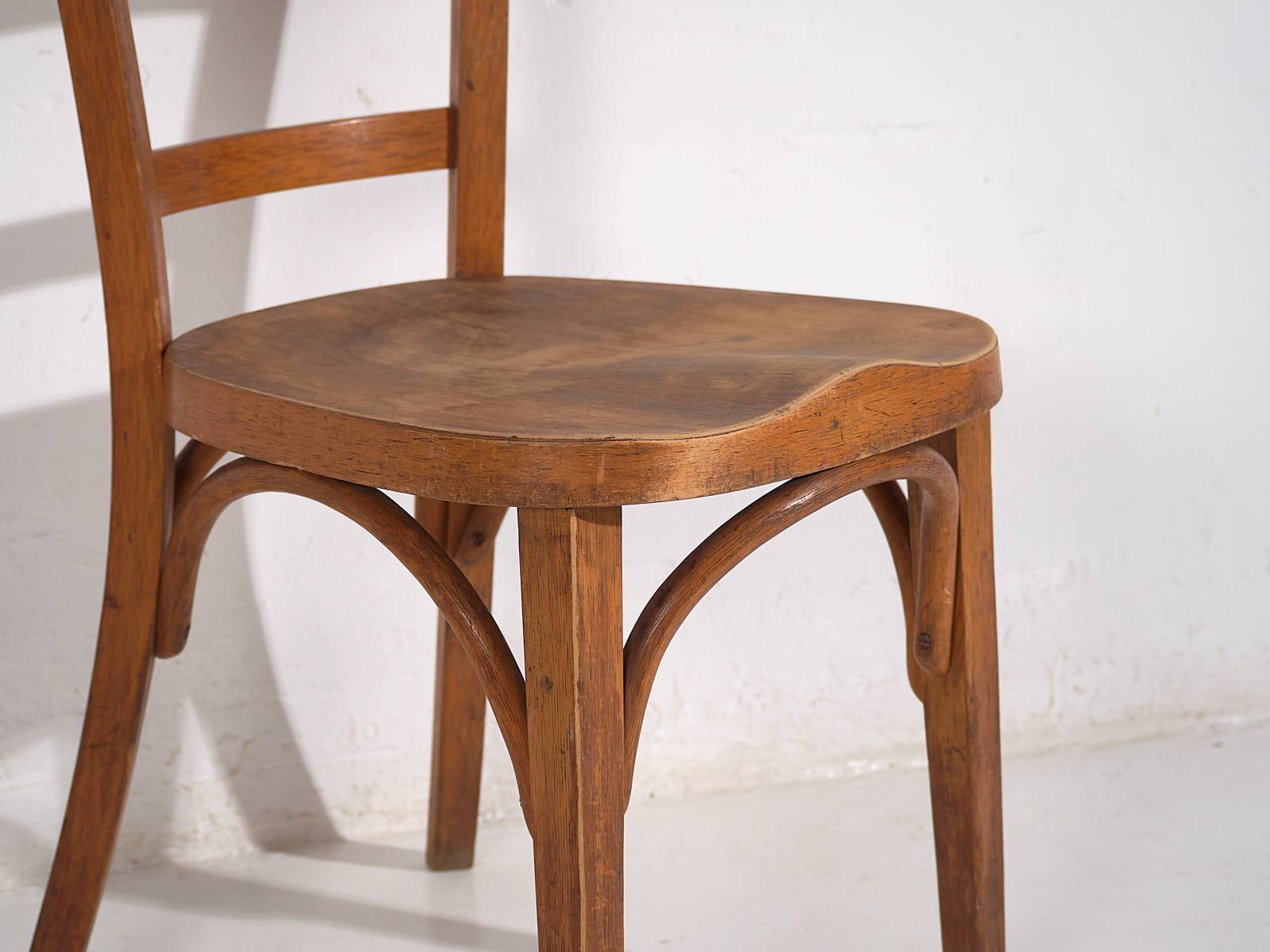 Vintage Thonet Chairs (c.1950). Set of 4 pieces #7