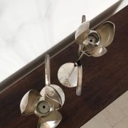 Italian Candleholders in Silver Metal from Mesa, 1970s, Set of 2