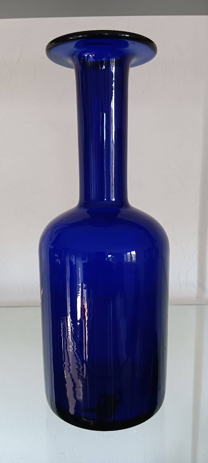 GUL vase by Otto Brauer for Holmegaard - Denmark