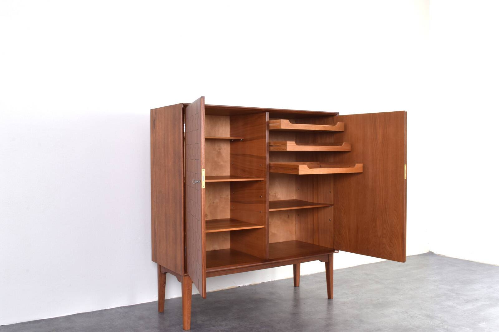 Mid-Century Teak Highboard by Rastad & Relling for Eidsfjord Møbelfabrikk,