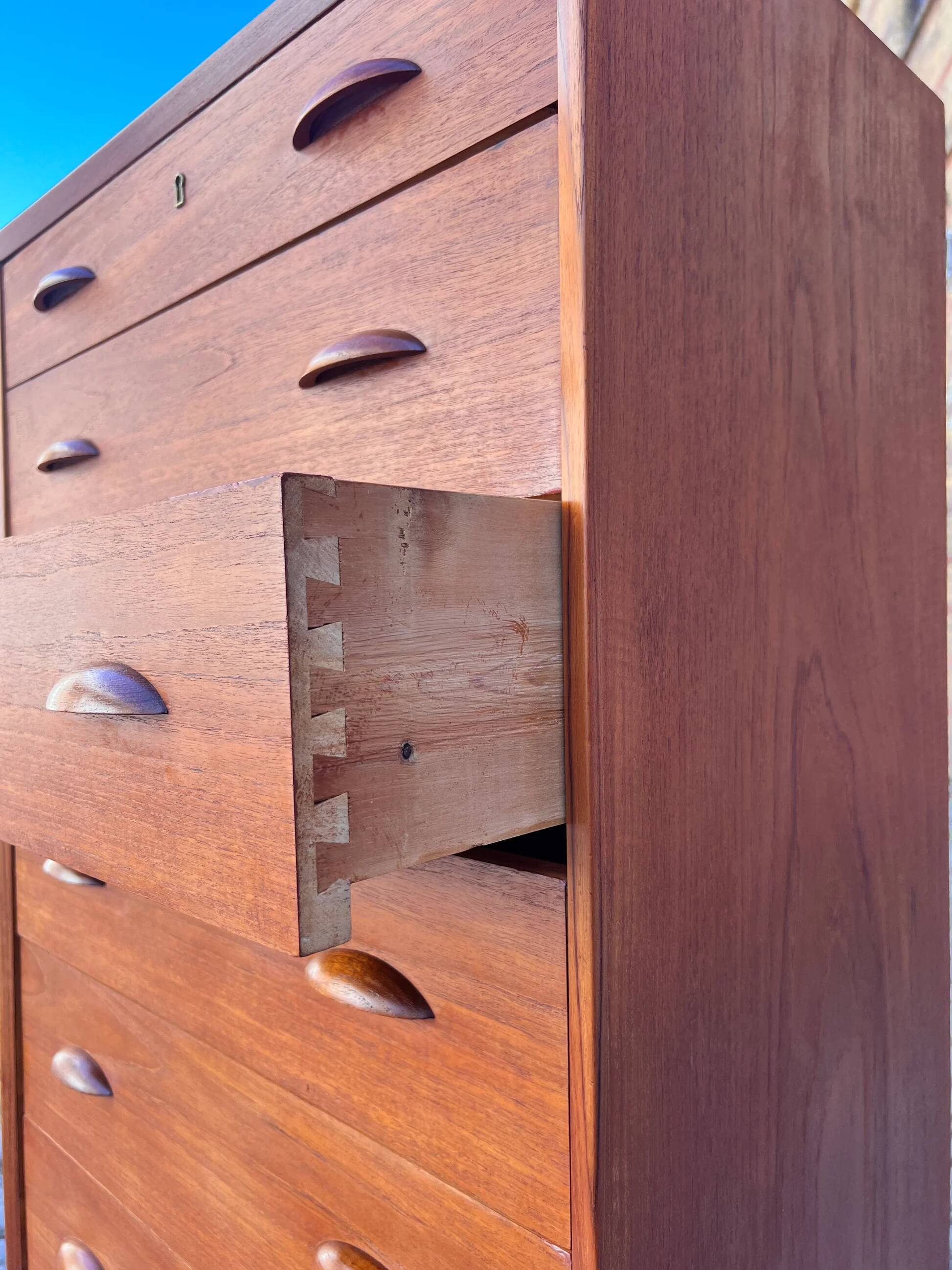 Teak Chest of Drawers from Denmark