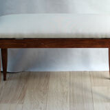 Piano bench chest wood