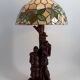 Lampe sculpturale « Don Quichotte, Sancho Panza », Forêt-Noire, vers 1950