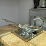 Designer fruit bowl in blown glass, 1970