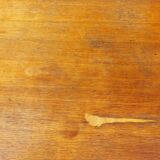 Table or desk, golden honey, curved legs