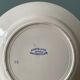 Lot de 9 assiettes plates vintage en porcelaine opaque de Badonviller
