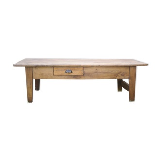 Old country coffee table in walnut
