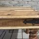 Large solid wood dining table