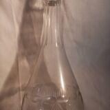 Ancienne carafe en cristal taillé de portieux signée