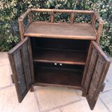 Rattan and bamboo buffet