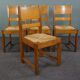 Suite of 4 dining chairs Hague School