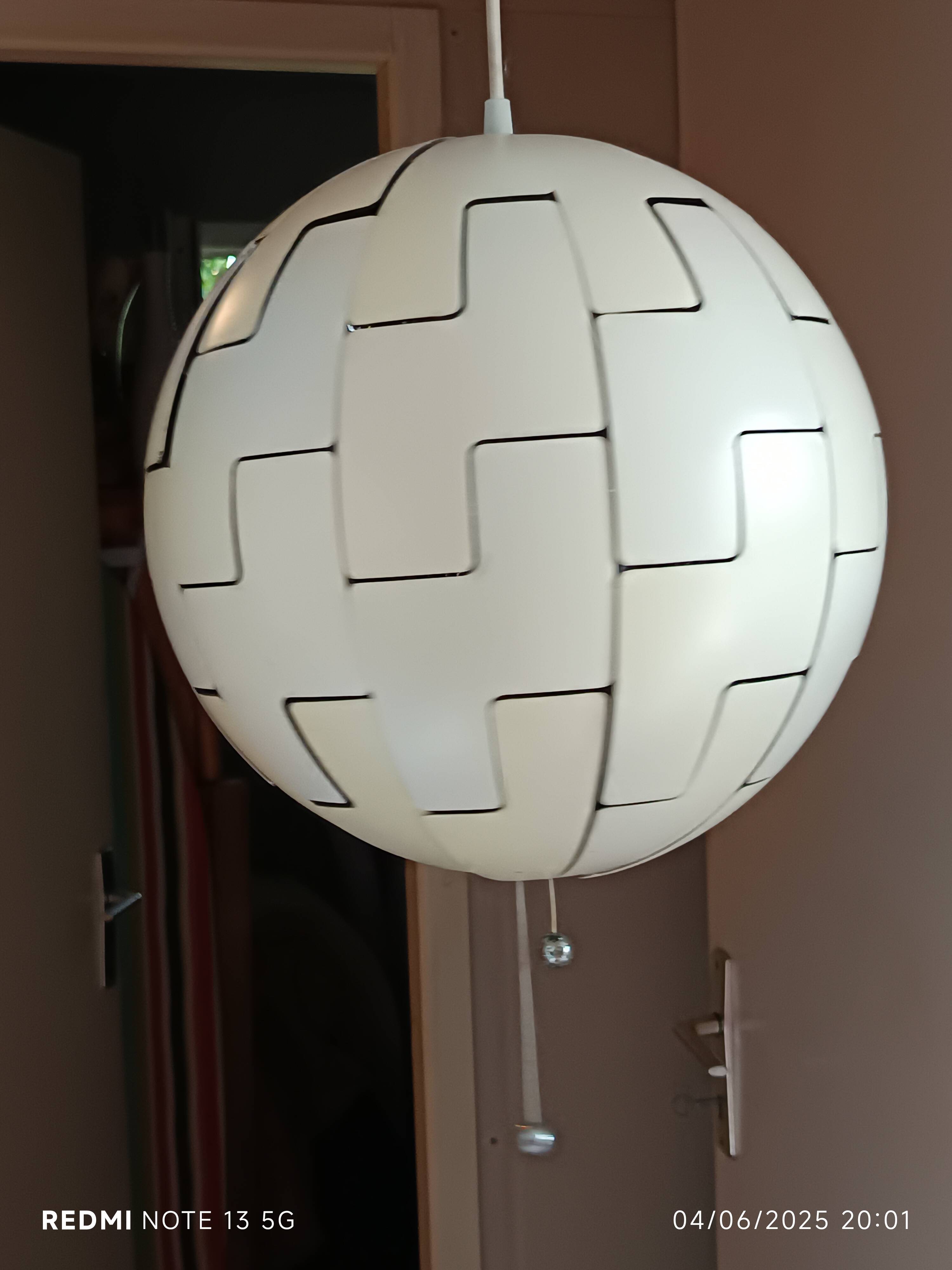 IKEA PS 2014 pendant light in white and silver