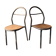Set of 2 Mobilor chairs - 1950 - metal and wood