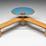 Memphis Geometric Coffee Table, Italy, 1980s