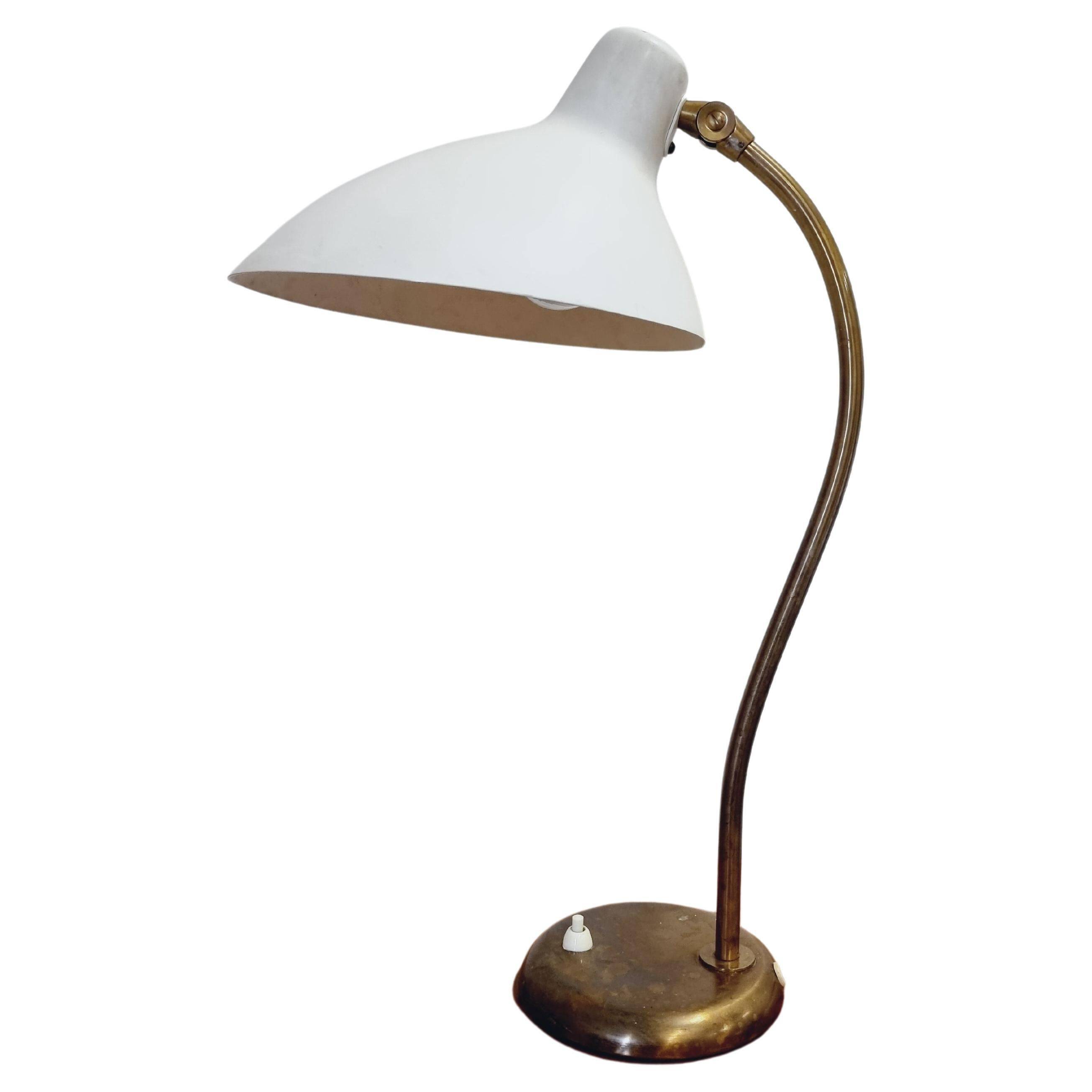 Harald Notini, Lampe de table en laiton, Böhlmarks, The Modern Scandinavian