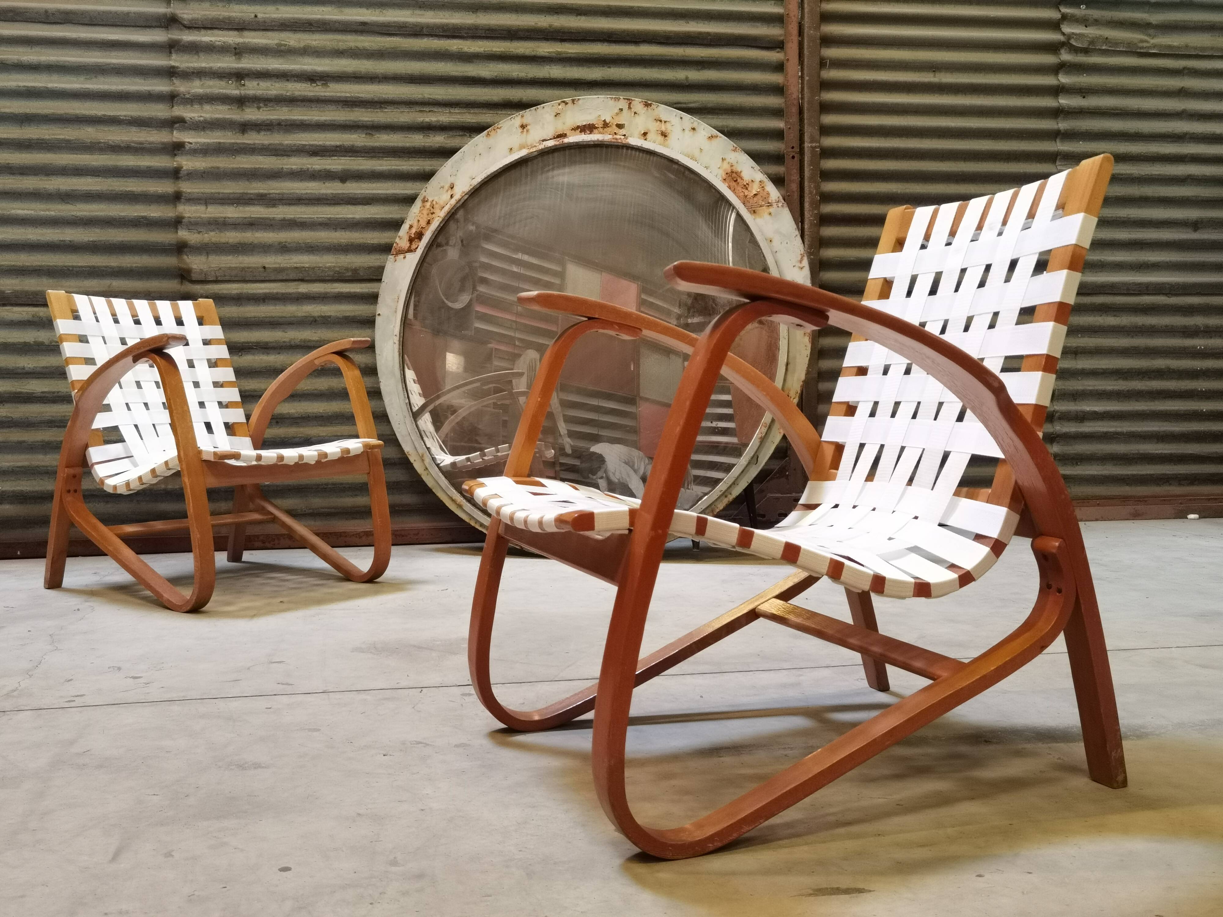 Paire de fauteuils par Jan Vanek pour Up Zavody 1930