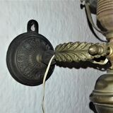 Brass ship swing lamp, Art deco ship lamp, Art deco brass wall lamp, boat lamp