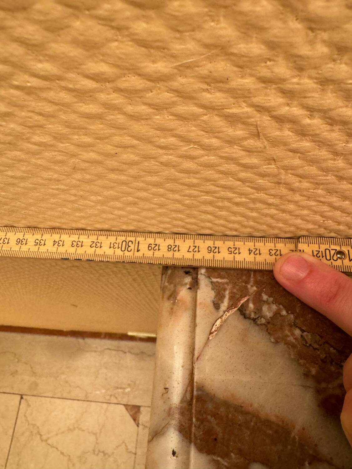 Cheminée en marbre Louis XV