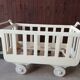 White trailer bed