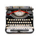 Typewriter underwood 4 bank revised new black ribbon 1933