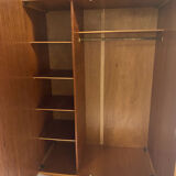 Vintage wardrobe with compass feet