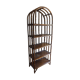 Vintage rattan library