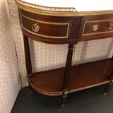 Louis XVI-style mahogany console