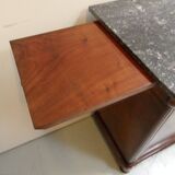 Antique mahogany sideboard with marble top