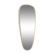 Large asymmetrical mirror 60s free shape 78x30cm