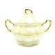 Rococo sugar bowl, porcelain, Chodzież, Poland, 1970s