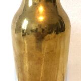 Antique gilded brass vase