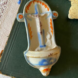Benitier ancien faience