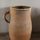 Vintage artisanal terracotta jug