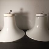 Pair of opaline suspension RAAK Amsterdam