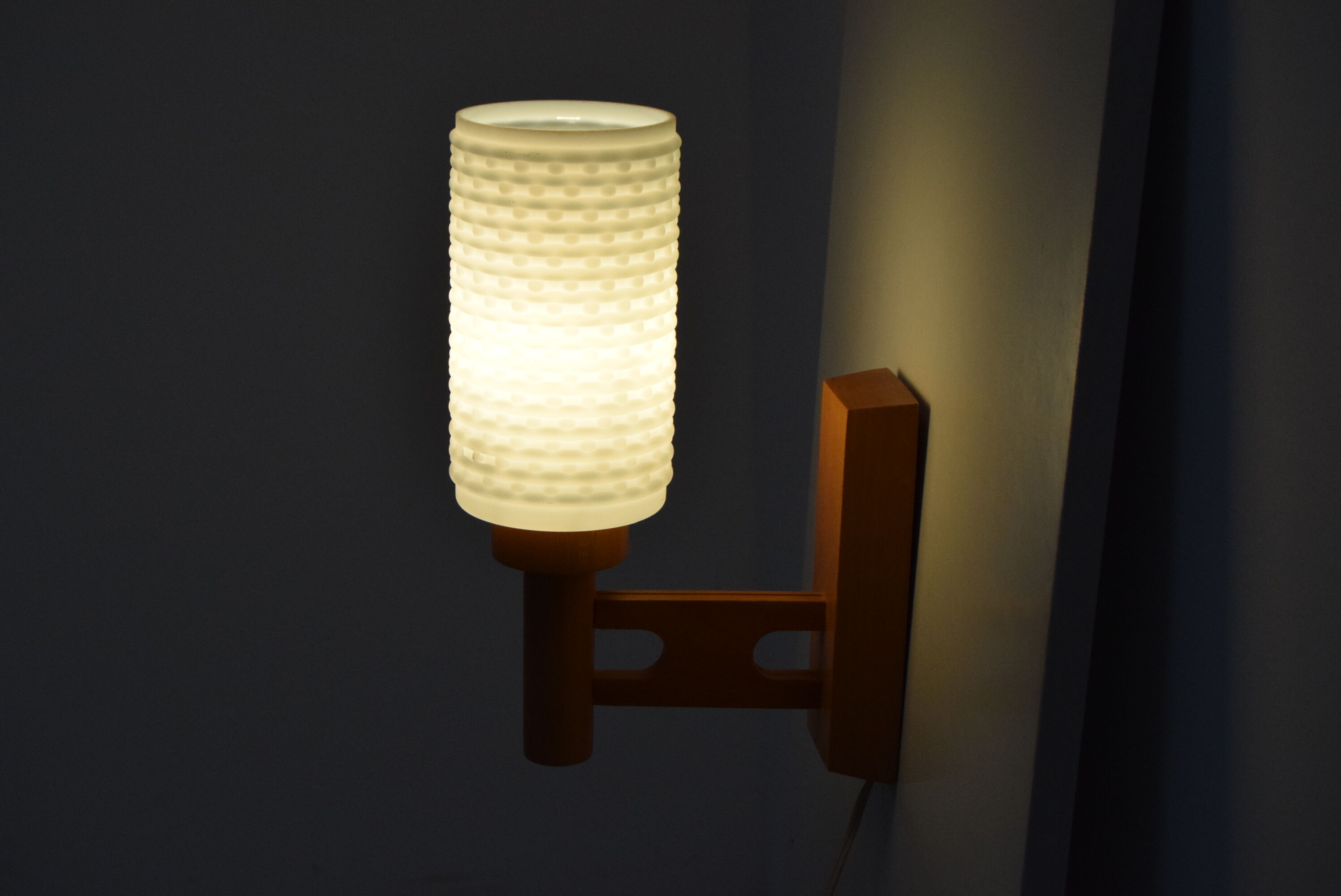 Wall lamp by Drevo  Humpolec,1960