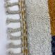 Handmade natural pure wool rug