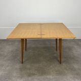 Vintage 50s compass foot portfolio table
